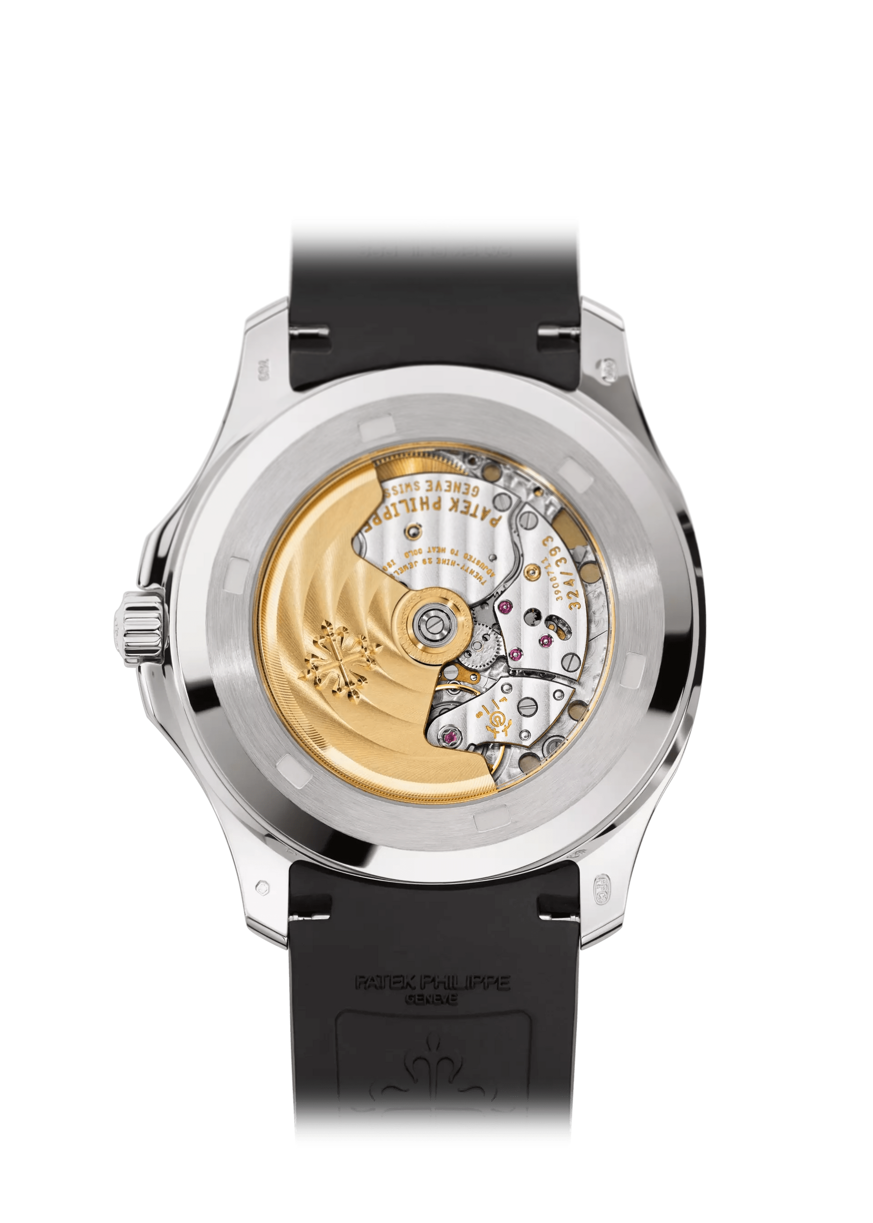 Aquanaut Date Black Strap Stainless Steel