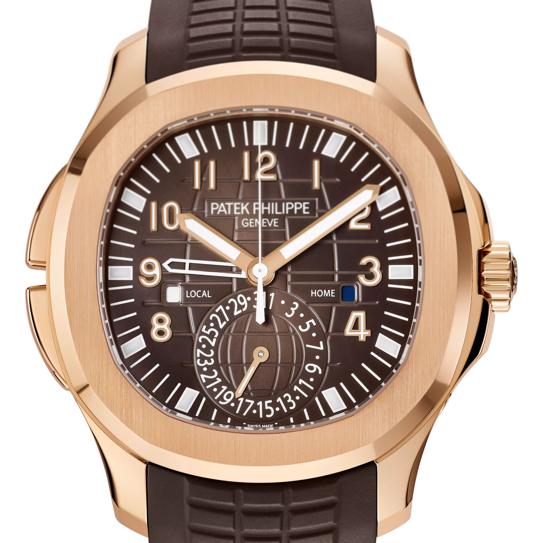 Aquanaut Travel Time Rose Gold