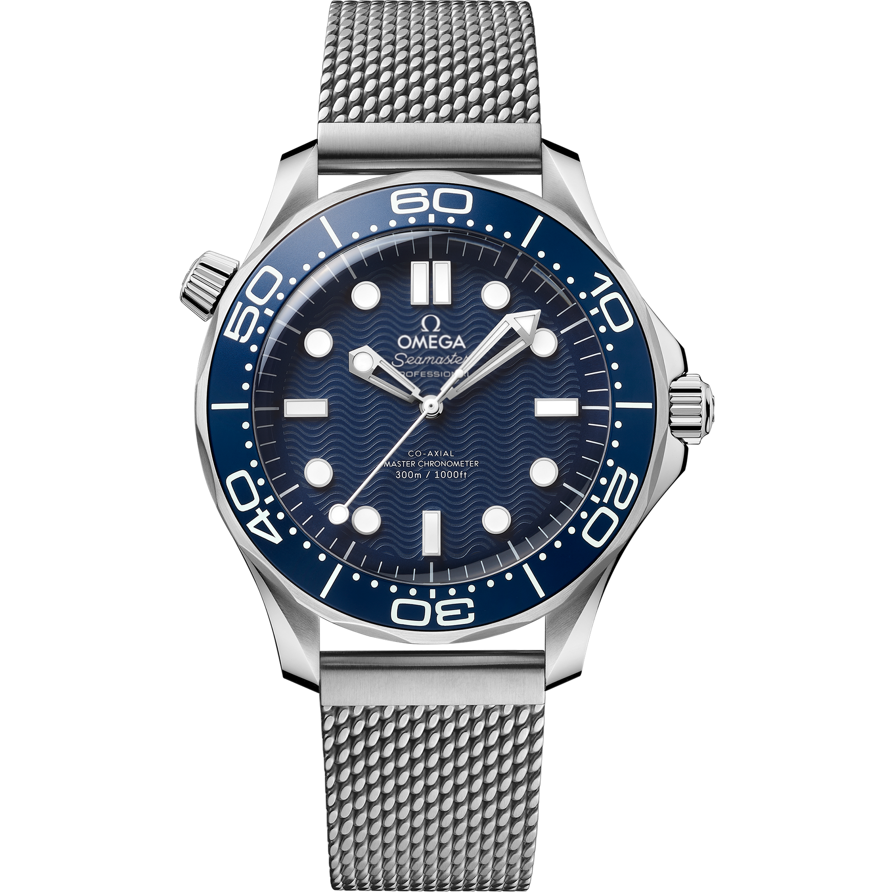 Seamaster Diver 300M James Bond 60th Anniversary 42 mm em Aço [Primeira Linha]