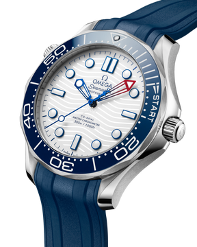 Seamaster Diver 300M America's Cup em Borracha