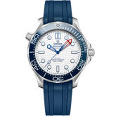 Seamaster Diver 300M America's Cup em Borracha